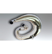 DEP PIPES  Броньований нікельований дифузор/камера/резонансна трубка (FRONT EXHAUST PIPE NICKEL): KAWASAKI KX 250 '05-'19 (WZMOCNIONY 1,2MM)