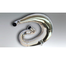 DEP PIPES  Броньований нікельований дифузор/камера/резонансна трубка (FRONT EXHAUST PIPE NICKEL): KAWASAKI KX 250 '05-'19 (WZMOCNIONY 1,2MM)