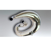 DEP PIPES  Броньований нікельований дифузор/камера/резонансна трубка (FRONT EXHAUST PIPE NICKEL): KTM EXC 250/300 '17-'19, TPI '18-19, HUSQVARNA 250/300 TE '17-'19 (WZMOCNIONY 1,2MM)