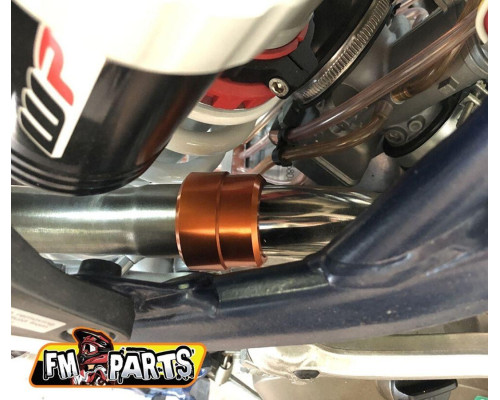 FM-PARTS ??CZNIK MI?DZY DYFUZOREM A ГлушникIEM KTM/HUSQVARNA '17-'23 колір ПОМАРАНЧЕВИЙ