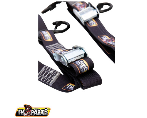 FM-PARTS PASY TRANSPORTOWE DO MOCOWANIA MOTOCYKLA колір чорний
