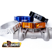 FM-PARTS WZMOCNIENIE WYLOTU WYDECHOWEGO (FLANSZA) KTM/HUSQVARNA '17-'24 колір NIEBIESKI