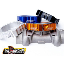 FM-PARTS WZMOCNIENIE WYLOTU WYDECHOWEGO (FLANSZA) KTM/HUSQVARNA '17-'24 колір NIEBIESKI