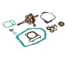 КОМПЛЕКТ ГОРЯЧИХ РОДІВ НИЖНИЙ КІТ YAMAHA YFM 350 RAPTOR '04-'13, YFM 350X WARRIOR '88-'04 (КОЛІНВАЛ, ПІДШИПНИКИ, САЛЬНИКИ, ПРОКЛАДКИ)