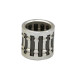 Підшипник головки шатуна namura (голка) 16x21x19.5mm посріблений YAMAHA tzr 125, dt 125r, tdr 125 (lgk048s)