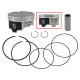 Namura Поршень HONDA pioneer 1000 16-22 (utv) 92.5mm (std=92.00mm +0.5mm) (кільця na-10039-2r)