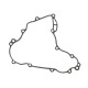 NAMURA ПРОКЛАДКА КРИШКИ ГЕНЕРАТОРА KAWASAKI KFX 450R '08-'14 (OEM:11061-0235)