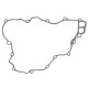 ПРОКЛАДКА КРИШКИ ЗЧЕПЛЕННЯ NAMURA KTM SXF 250 '06-12, EXCF 250 '07-13, HUSABERG FE 250 '13 ВНУТРІШНЯ (77030025100)