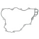 ПРОКЛАДКА КРИШКИ ЗЧЕПЛЕННЯ NAMURA KTM SXF 250 '06-12, EXCF 250 '07-13, HUSABERG FE 250 '13 ВНУТРІШНЯ (77030025100)