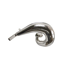 OXA FACTORY DYFUZOR (TUBA REZONANSOWA) FRONT EXHAUST PIPE CHROME KTM EXC 250 / 300 '17-'18 CARBURETOR (GA?NIK) , HUSQVARNA TE 250 / 300 '17-'19, KTM EXC 250 / 300 TPi '17-'19 (064050202-PDA0401)