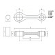 Promx mt шатун YAMAHA xt 600 '83-'89, стара модель, pin 34 mm xt600