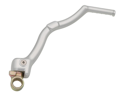 ВАЖЕЛЬ PSYCHIC СТАРТЕРА (КІКСТАРТЕР) HONDA CRF 450 R '02-'08, CRF 450 X '05, (OEM: 24700-MEN-730; 24700-MEN-A00; 28300-MEB-670; 28300-MEB-671) (АЛЮМІНІЙ) КОЛІР СРІБЛИСТИЙ