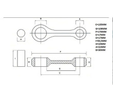 Шатун PSYCHIC ktm (2t) 360/380 (95-02)