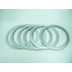 ПРОСТАВКИ ДИСКА ЗЧЕПЛЕННЯ PSYCHIC SUZUKI DR350 90-99, GS500E/F 89-07 (137.8X108.0X1.6X36T)-6X (6 ШТ.) (PS036C)
