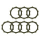 ДИСКИ ЗЧЕПЛЕННЯ PSYCHIC HONDA TRX 420 TM/FM FOURTRAX RANCHER '07-'12,500/ FT 500, TRX 500 '05-'12 (F1620) (EBS1154)