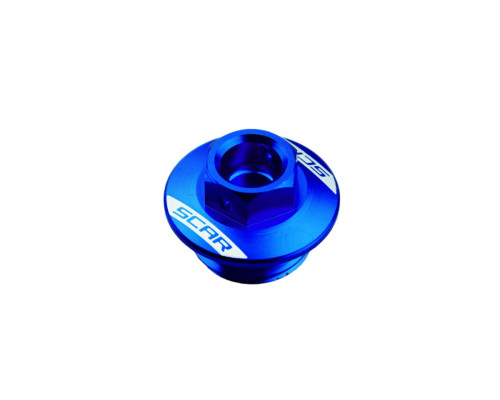 КРИШКА МАСЛОЗАЛИВНОЇ БАКИ SCAR RACING HUSQVARNA FE 250/350/450/501 '14-'24, FC 250/350/450 '14-'24, TE 250/300 '14-'24, TX 300 '17-'24, FX 350/450 '17-'24 BLUE