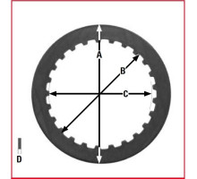ПРОСТАВКИ ДИСКА ЗЧЕПЛЕННЯ TRW LUCAS SUZUKI LT 400 02-12, LTF 500 98-02