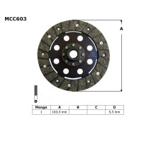ДИСК ЗЧЕПЛЕННЯ TRW LUCAS BMW K 75 C / RT / S 85-96, (EBS6604)