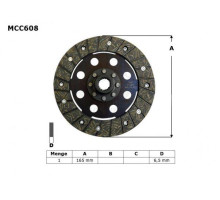 ДИСК ЗЧЕПЛЕННЯ TRW LUCAS BMW R 1100 R / S 98-05, 1150 GS / ADV / R / RS / RT 99-06