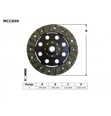 ДИСК ЗЧЕПЛЕННЯ TRW LUCAS BMW R 1200 GS / ADV / R / RT / RS 04 -14