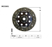 ДИСК ЗЧЕПЛЕННЯ TRW LUCAS BMW R 50 / 60 69-73, R 75 69-80, R 90 73-76, R 100 76-80, (EBS6603) ()