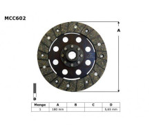 ДИСК ЗЧЕПЛЕННЯ TRW LUCAS BMW R 850 GS / R / RT 97-99, R 1100 GS 93-99, K 100 LT / RS / RT 83-91, K 1100 LT / RS 92-98, R 1100 R / RS / RT 95-01, (EBS6605)