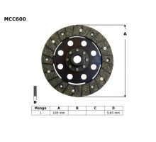 ДИСК ЗЧЕПЛЕННЯ TRW LUCAS BMW R45 81-86, R 65 85-93, R 80 / 100 80-96, (EBS6601)