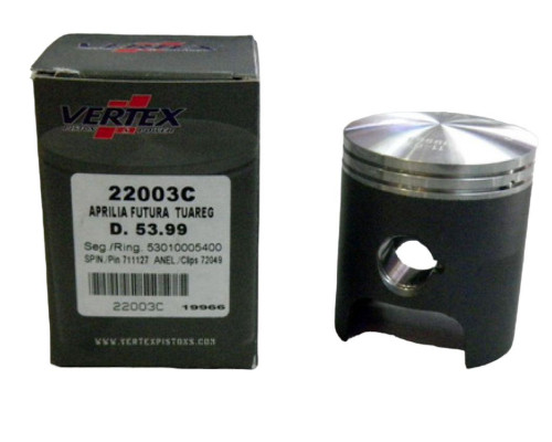 Поршень VERTEX aprilia 125 af1, rx,rs, pegaso (54,00 мм) (кільця 53010005400 x 2 шт.)