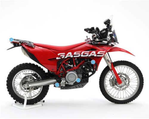 Задній багажник CROSSPRO 2025 GASGAS ES 700 2022-2023 чорний