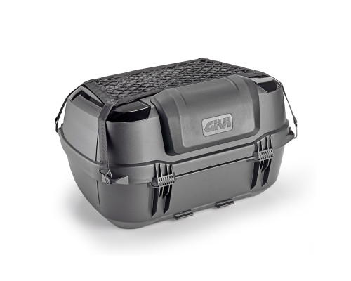 GIVI B45+ центральний кофр Monolock 45 л з ситкою, підкладкою і спинкою чорний