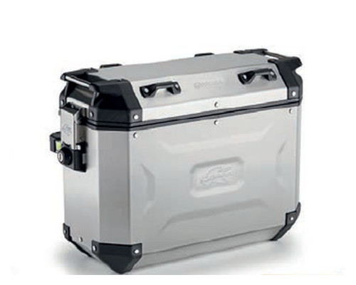 Бічна кришка Kappa K'Voyager KVG37A з алюмінієм Monokey Cam Side 37L срібний