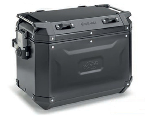 Kappa K'Voyager Боковий Кофр Алюмінієвий Monokey Cam Side 48L Чорний Anodowani