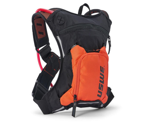 USWE Camel Bag Moto Hydro 3 Factory рюкзак гідратор 3L + 2L black/orange