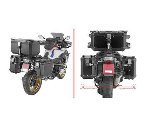 Kappa 2025/05 Бічні рамки Monokey Cam Side BMW R 1200 GS/ADV '13-'18, R 1250 GS/ADV '19-'24 під кофри KVG K'Voyager Alu правий KVGS33 вигнутий