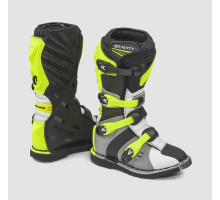 Forma Gravi ЗАДНІ дитячі мотоботи OFF ROAD/CROSS сірий/білий/жовтий флуо розмір 38
