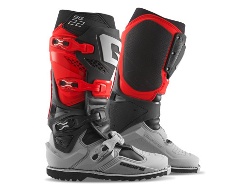 Gaerne SG-22 Ендуро Чоботи Gore-Tex Обмежена Серія Розмір 45 Червоний/Чорний/Сірий
