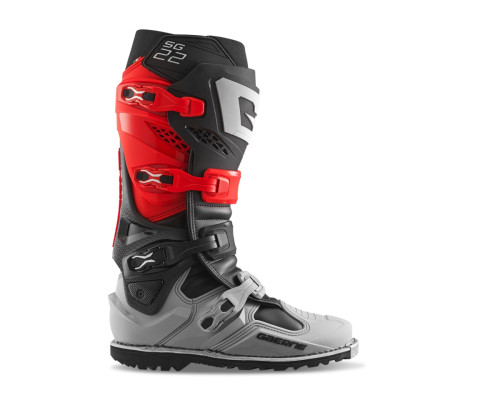 Gaerne SG-22 мотоботи Cross/Enduro Gore-Tex Limited Edition розмір 46 червоний/чорний/сірий