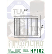 HIFLO, HF 162, масляний фільтр, для BMW R 1300 GS '22-'24, OEM 11427105320