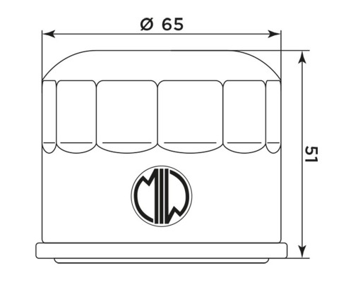 MIW MEIWA фЖльтр oliwi BMW G 310 R/GS 2017-2024 OEM 11428562889 50шт