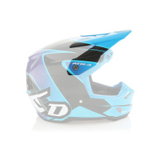 6D Helmets ATR-3 Візор для шолома, глянцевий, чорний/білий