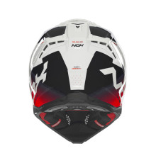 NOX N634 Шолом Кросовий Градієнт Білий/Червоний Розмір XL