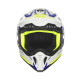NOX N634 Шолом Кросовий Gradient Розмір M Білий/Синій/Жовтий Fluo
