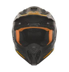 NOX N634 Шолом кросовий OFF ROAD matte black/neo помаранчевий розмір L