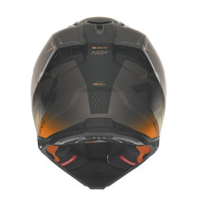 NOX N634 Шолом Кросовий Матова Чорний/Неоновий Помаранчевий Розмір XL