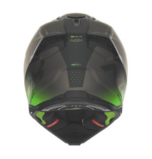 NOX N634 Шолом Кросовий Матова Чорний/Неоновий Зелений Розмір XXL