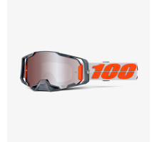 100 PERCENT ARMEGA OCULAR HIPER SILVER дзеркальна лінза сріблястий/червоний