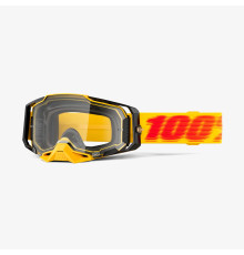 100 PERCENT ARMEGA TETSU motocross glasses прозора лінза жовтий/red/чорний