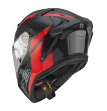 Caberg Drift Evo II Carbon Nova Red Цілісний дизайн з підкладкою Pinlock XS чорний/сірий/червоний