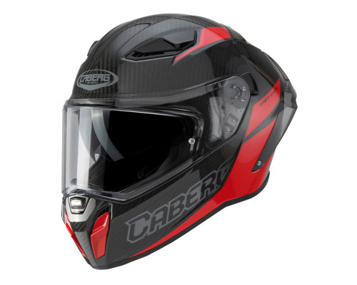 Caberg Drift Evo II Carbon Nova Red Цілісний дизайн з підкладкою Pinlock XS чорний/сірий/червоний