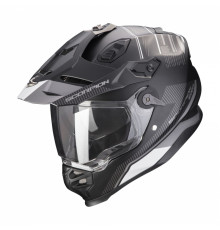 Scorpion ADF-9000 Air Шолом Dual Enduro/Adventure Мат Чорний/Срібний Розмір L